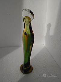 Madonnina in vetro sommerso di Murano