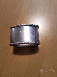 porta tovagliolo in argento 