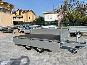 Carrello rimorchio 300x153 cm 2700 kg Declassabile