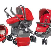 Trio passeggino,portaenfant e seggiolino auto Peg