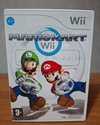 Mario Kart Wii+Wii Wheel Nintendo Wii PAL Completo