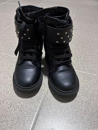 Geox stivaletti bambina neri con borchie – Tg.  27