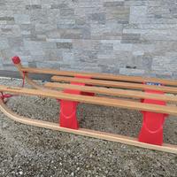 Slittino in legno pieghevole