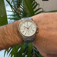 Ebel 1911 cronografo El Primero acciaio oro