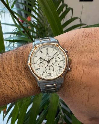 Ebel 1911 cronografo El Primero acciaio oro