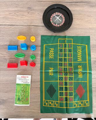 Set roulette da tavolo completo Vintage Anni '90