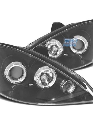 FARI FORD FOCUS 98-01 ANGEL EYES LED NERO