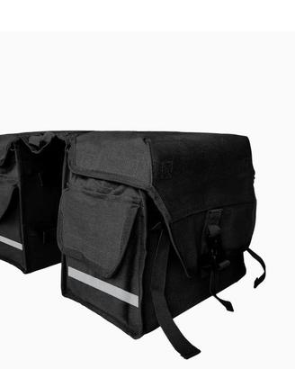 Ebike Borsa Doppia per Portapacchi Bici Elettrica