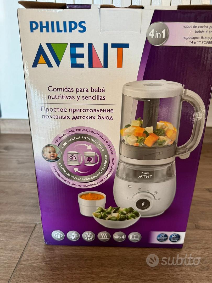 Easy Pappa 4in1: Cuocipappa Avent Philips SCF885/01 Robot da Cucina  Multifunzione per lo Svezzamento SCF885/01 in Offerta - Sotto il Cavolo