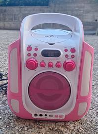 Karaoke Auna bimbi + 2 microfoni incorporati + CD
