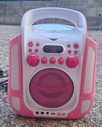 Karaoke Auna bimbi + 2 microfoni incorporati + CD