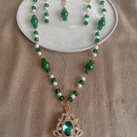 Parure stile vintage realizzata a mano SCONTO 50%