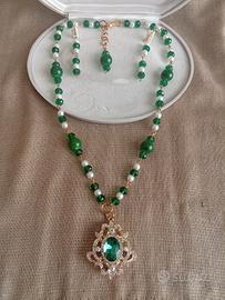 Parure stile vintage realizzata a mano SCONTO 50%