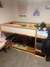 Letto a castello ikea KURA
