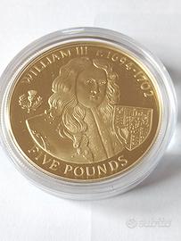 5 Pounds   argento Alderney