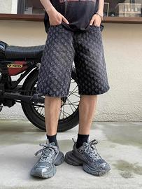 Pantaloncini jeans nere 