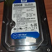 WD WD5000AAKX Blu Hard Disk Desktop da 500 GB