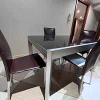 Tavolo allungabile Calligaris + 6 Sedie