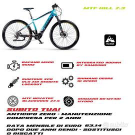 Mtf hill 7.3 27.5 900wh SUPER AUTONOMIA NOLEGGIO