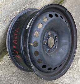 4 cerchi in ferro del 16" 5 fori Alfa Giulietta