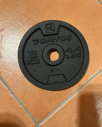 Dischi 2 kg domyos
