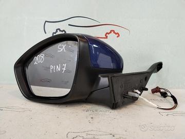 SPECCHIETTO RETROVISORE SINISTRO PEUGEOT 208 Serie