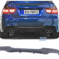 DIFFUSORE BMW E90 E91 LOOK M3 NERO OPACO