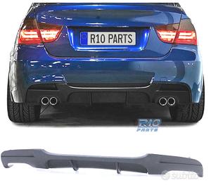 DIFFUSORE BMW E90 E91 LOOK M3 NERO OPACO