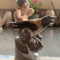 ROYAL COPENHAGEN – Faun with Crow (#2112)