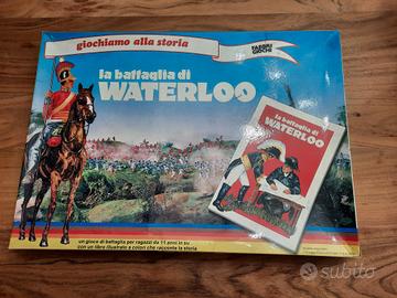 Gioco da tavolo la battaglia di waterloo vintage a