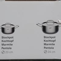 BATTERIA SET PENTOLE FRANKE ACCIAIO INOX - INDUZIO