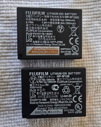 batterie Fujifilm codice NP-W126