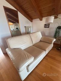 N 2 divani pelle bianchi