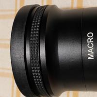Obbiettivo macro e fisheye 0,15 x,attacco Filettat