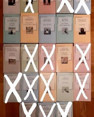 Libri  romanzi "Novecento di Repubblica" + vari