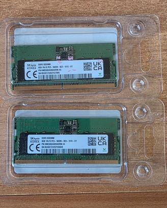2x RAM 8gb DDR5 SoDIMM Acer 