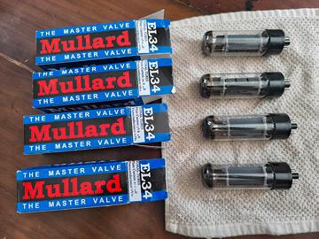 Set 4 valvole Mullard EL34 made in Russia
