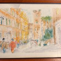 Claudio Morleni – Acquerello “Prova d’Autore”