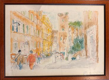 Claudio Morleni – Acquerello “Prova d’Autore”