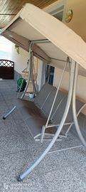 Dondolo 3 posti per giardino o veranda