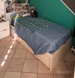 Lettino singolo + letto estraibile