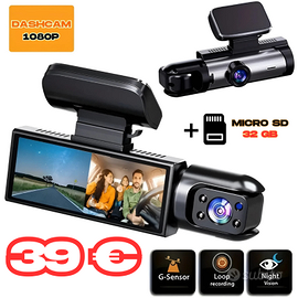 Dashcam Auto Telecamera Full HD 1080P Notturna Wif