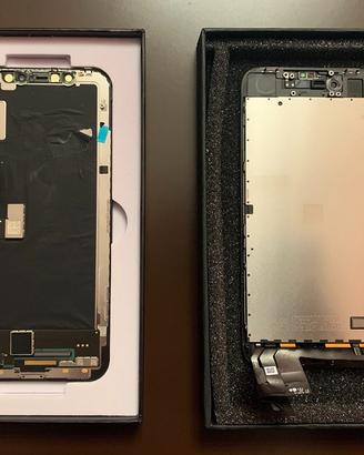 Lcd originali oem iphone x e 8 vetro rotto