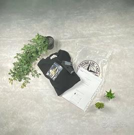 Felpa Stone Island nera