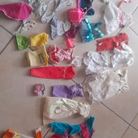 Minuterie casa di Barbie e vestiti vintage anni 80