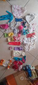 Minuterie casa di Barbie e vestiti vintage anni 80
