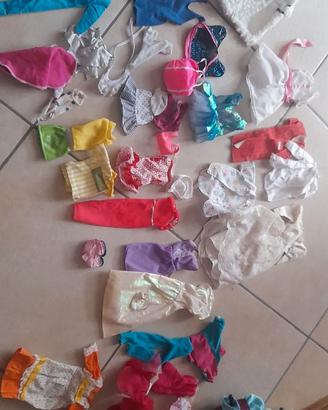 Minuterie casa di Barbie e vestiti vintage anni 80