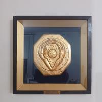 Bassorilievo di Luciano    Re  Cecconi  in argento