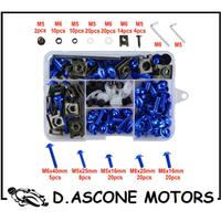 KIT VITI ALLUMINIO UNIVERSALI BLU