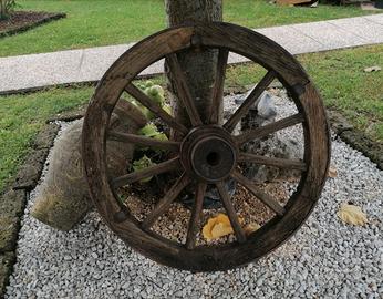 Ruota dm 90cm, anfora media, anfora piccola